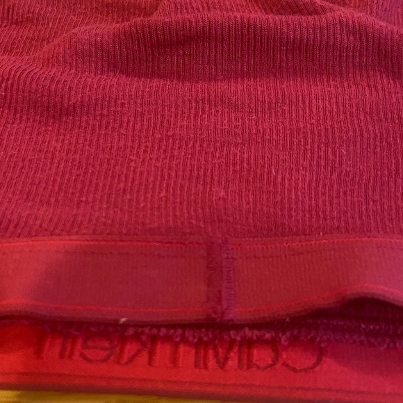 Calvin Klein Racerback Deep Red Bralette Large - Picture 5 of 5